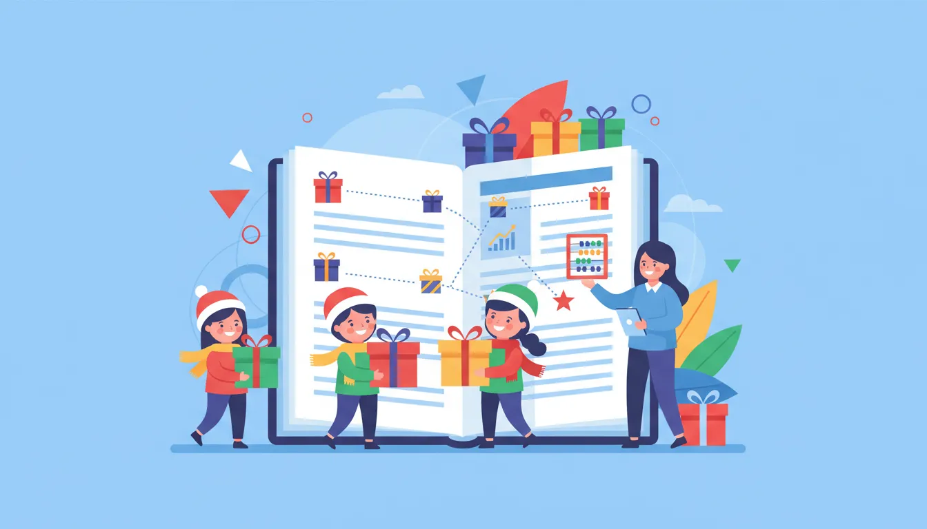 Облік новорічних подарунків для дітей працівників 