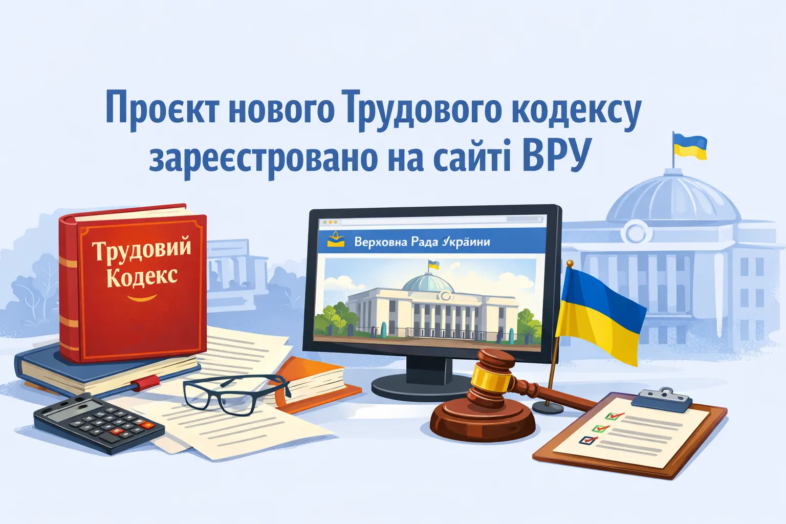 Проєкт нового Трудового кодексу вже зареєстровано на сайті ВРУ