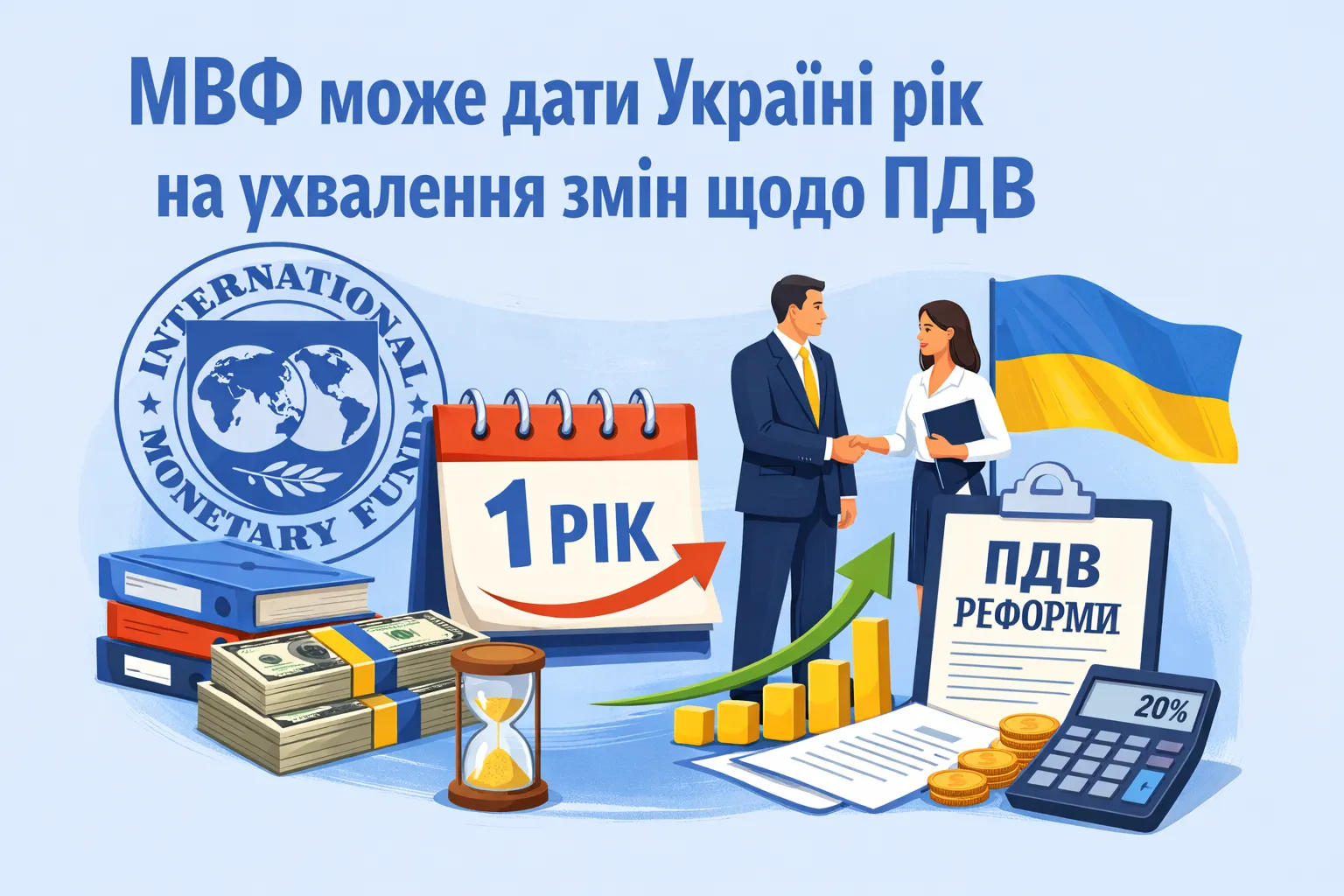 МВФ може дати Україні рік на ухвалення змін щодо ПДВ