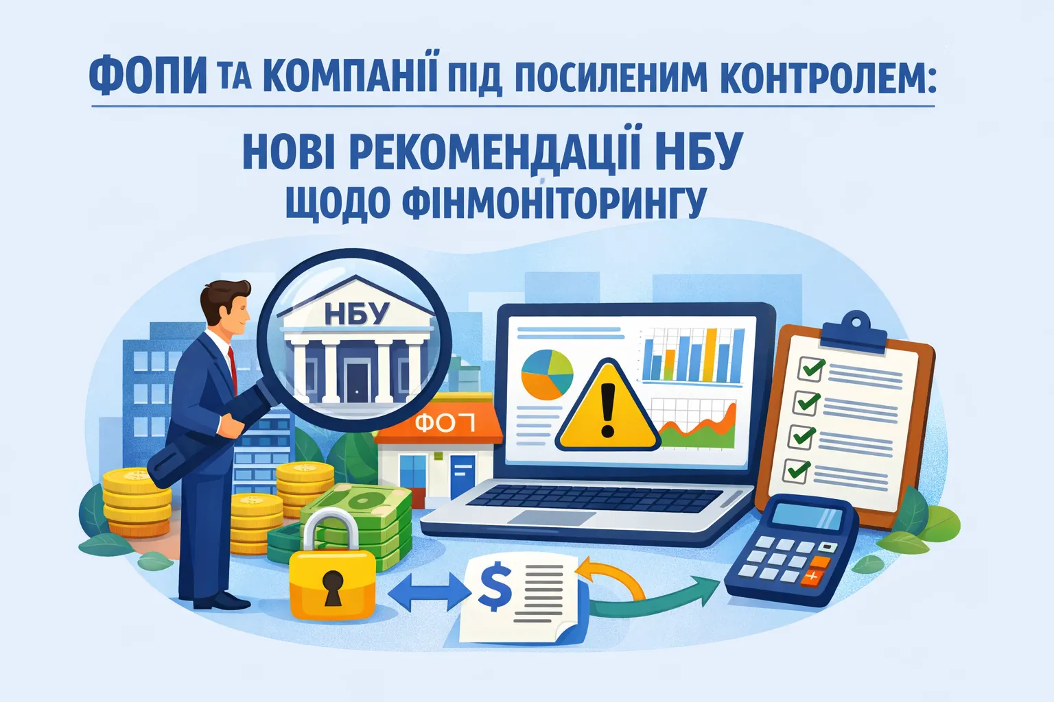 ФОПы и компании под усиленным контролем: новые рекомендации НБУ по финмониторингу ФОПы и компании под усиленным контролем: новые рекомендации НБУ по финмониторингу