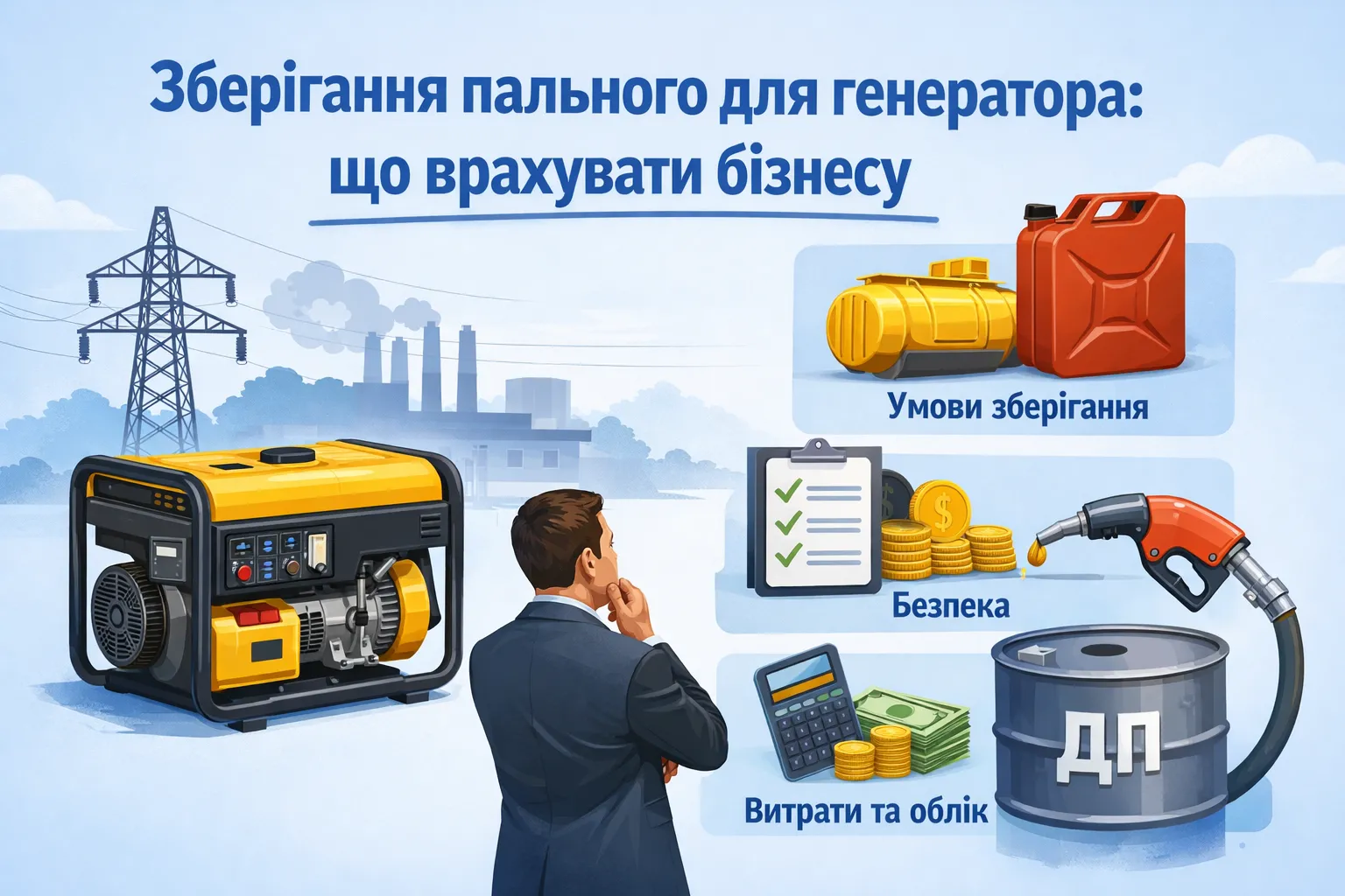 Хранение топлива для генератора: что учесть бизнесу Хранение топлива для генератора: что учесть бизнесу