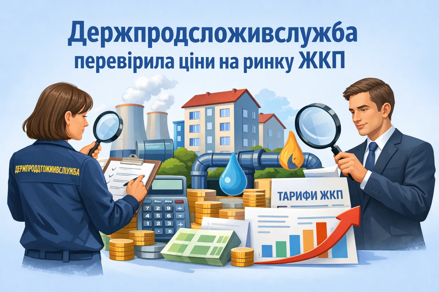 Держпродспоживслужба провела перевірки ціноутворення на ринку ЖКП