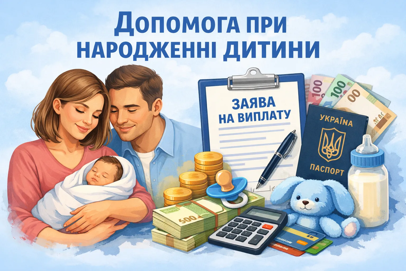 Помощь при рождении ребенка