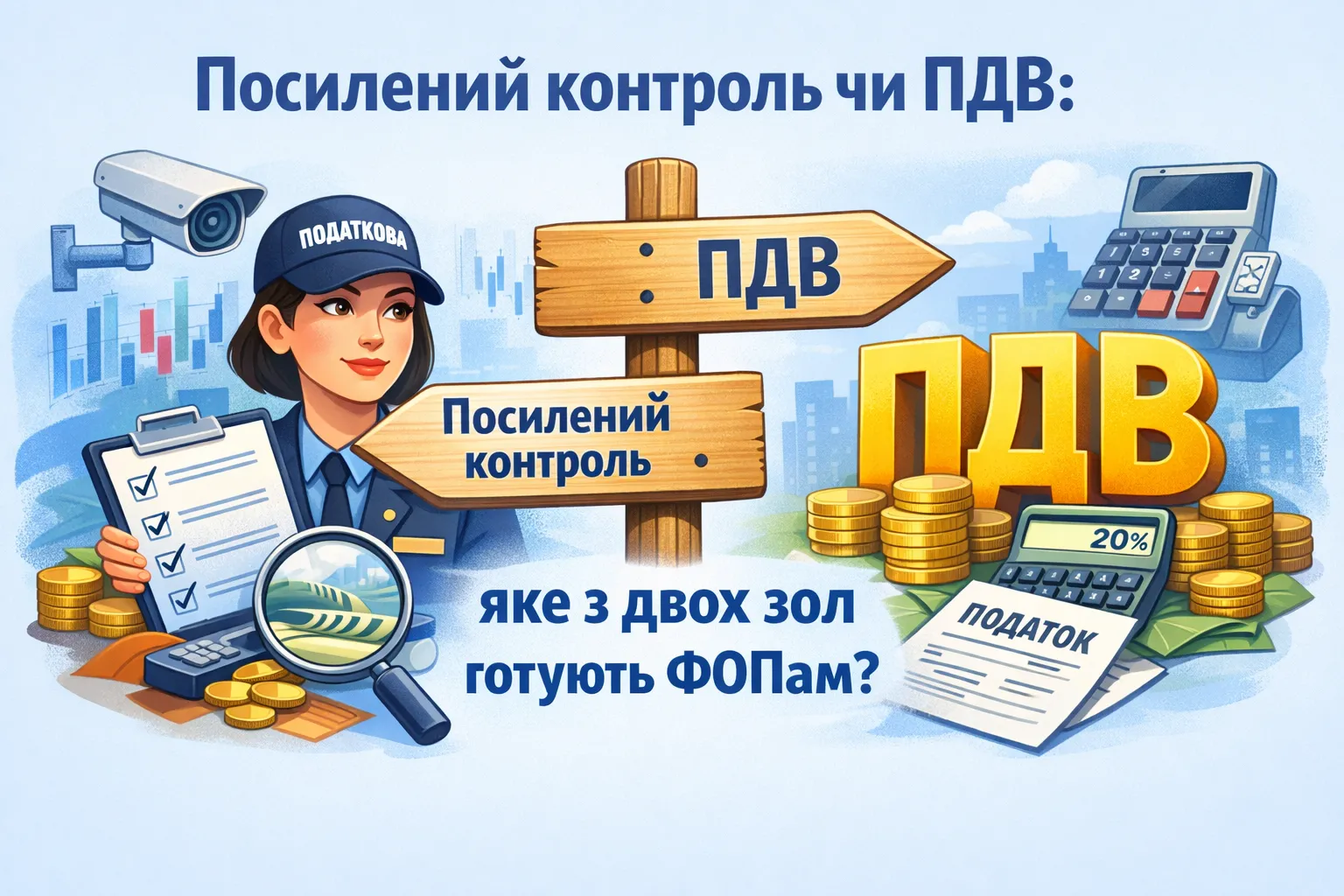 Посилений контроль чи ПДВ: яке з двох зол готують ФОПам?