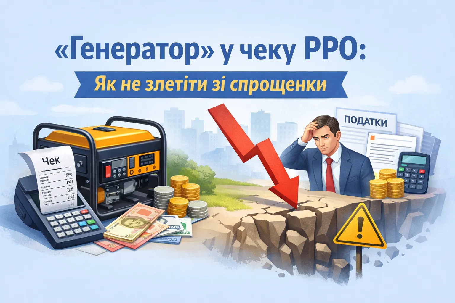  «Генератор» у чеку РРО: як не злетіти зі спрощенки