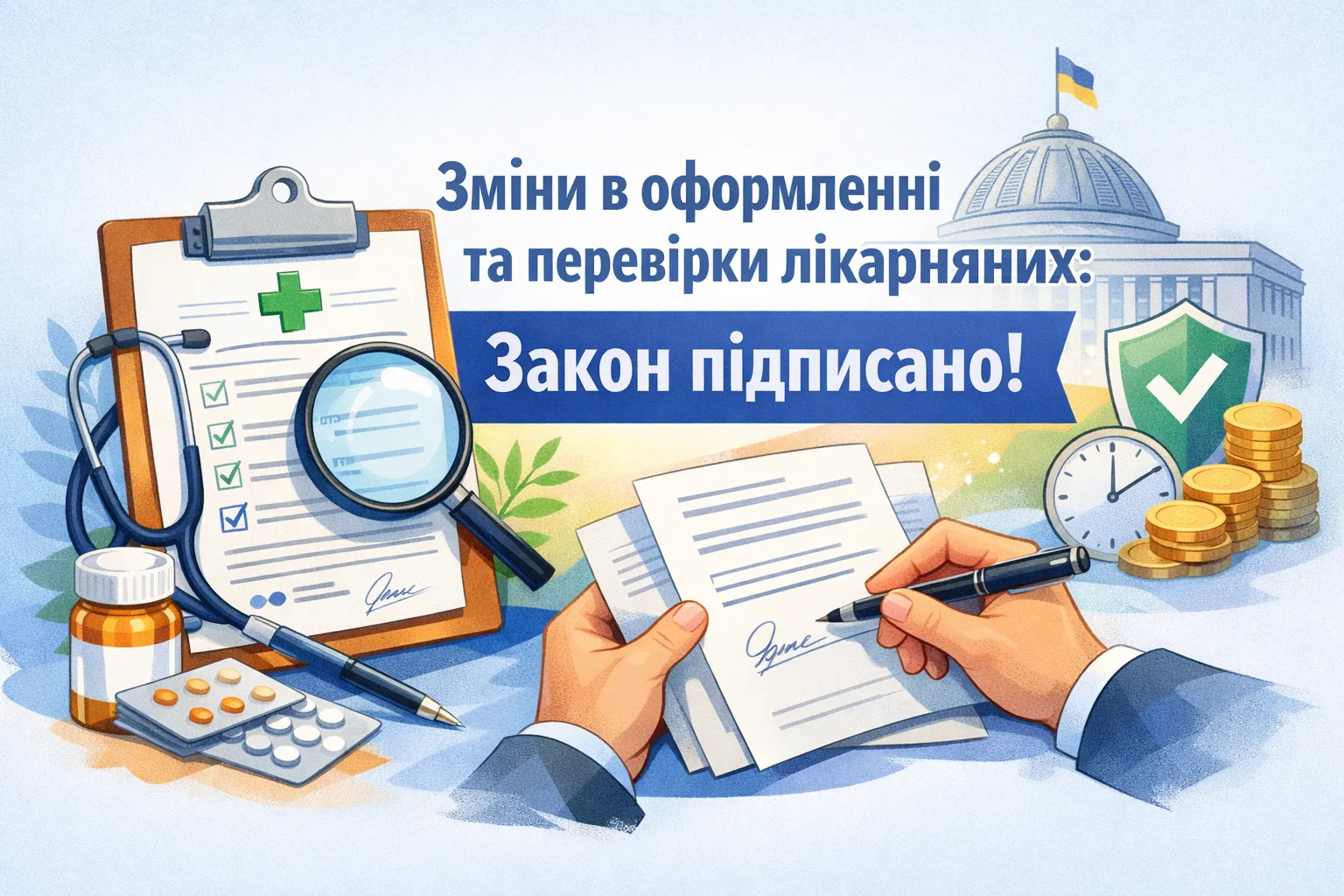 Зміни в оформленні та перевірки лікарняних: закон підписано!