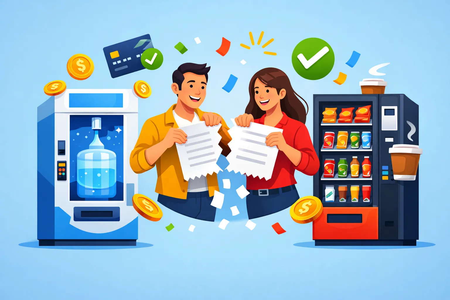 Продаж через автомати (водомати, вендинг): коли чек не потрібен