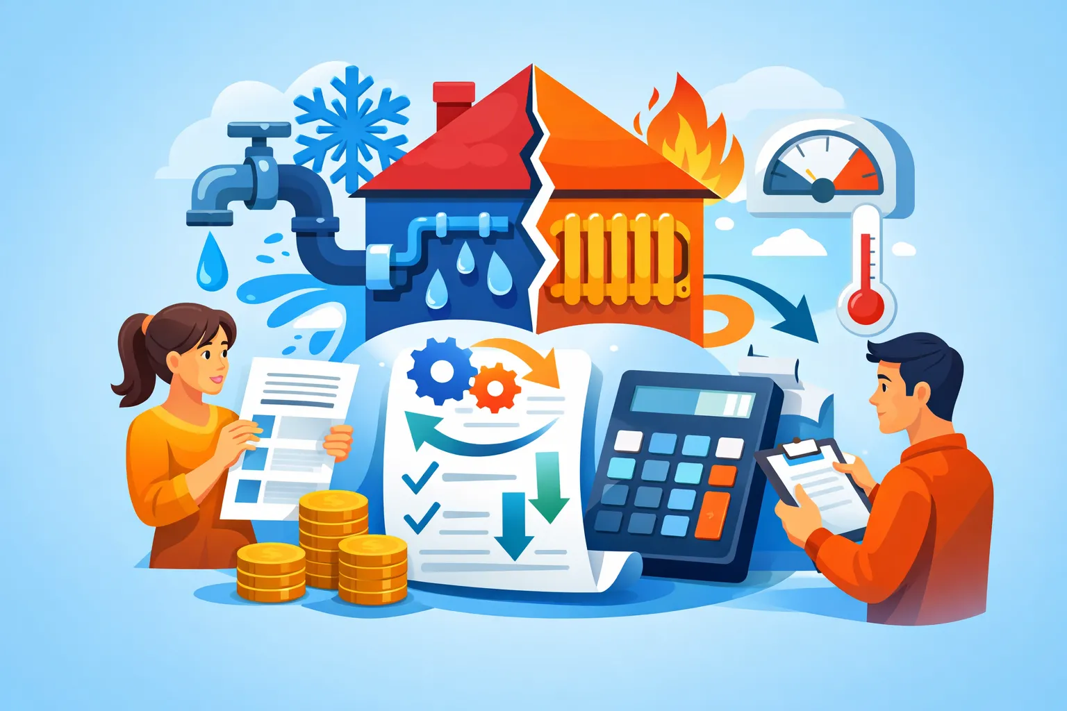 За відсутності в будинку тепла чи води платіжки перераховуватимуть автоматично