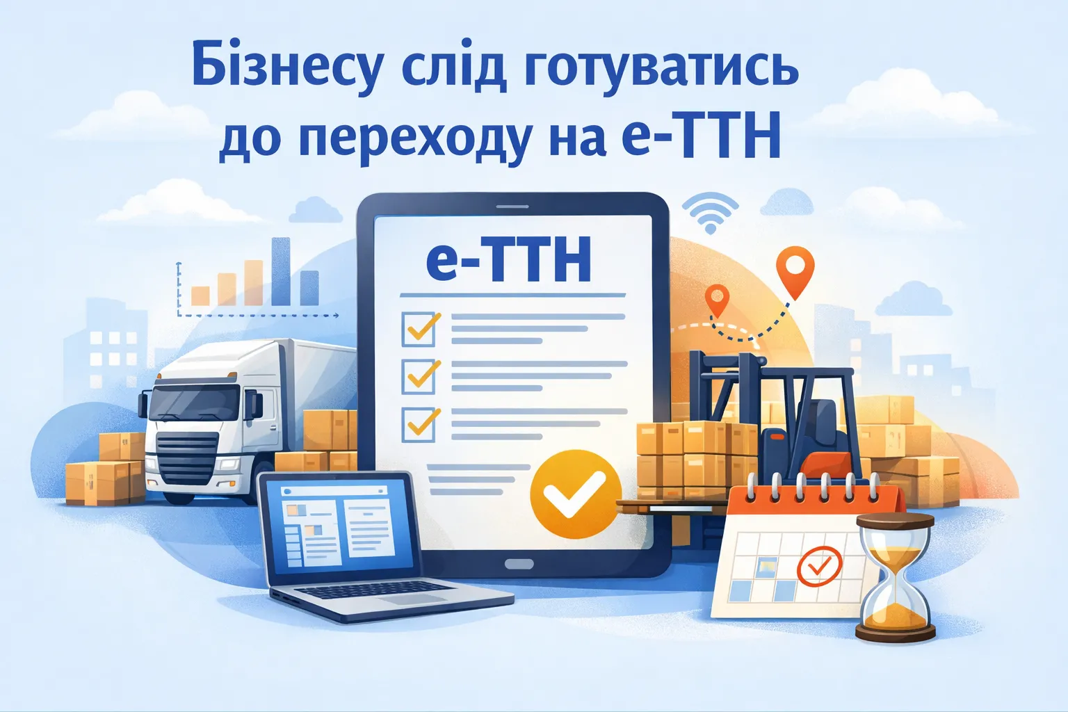 Бізнесу варто готуватися до обов'язкового переходу на е-ТТН