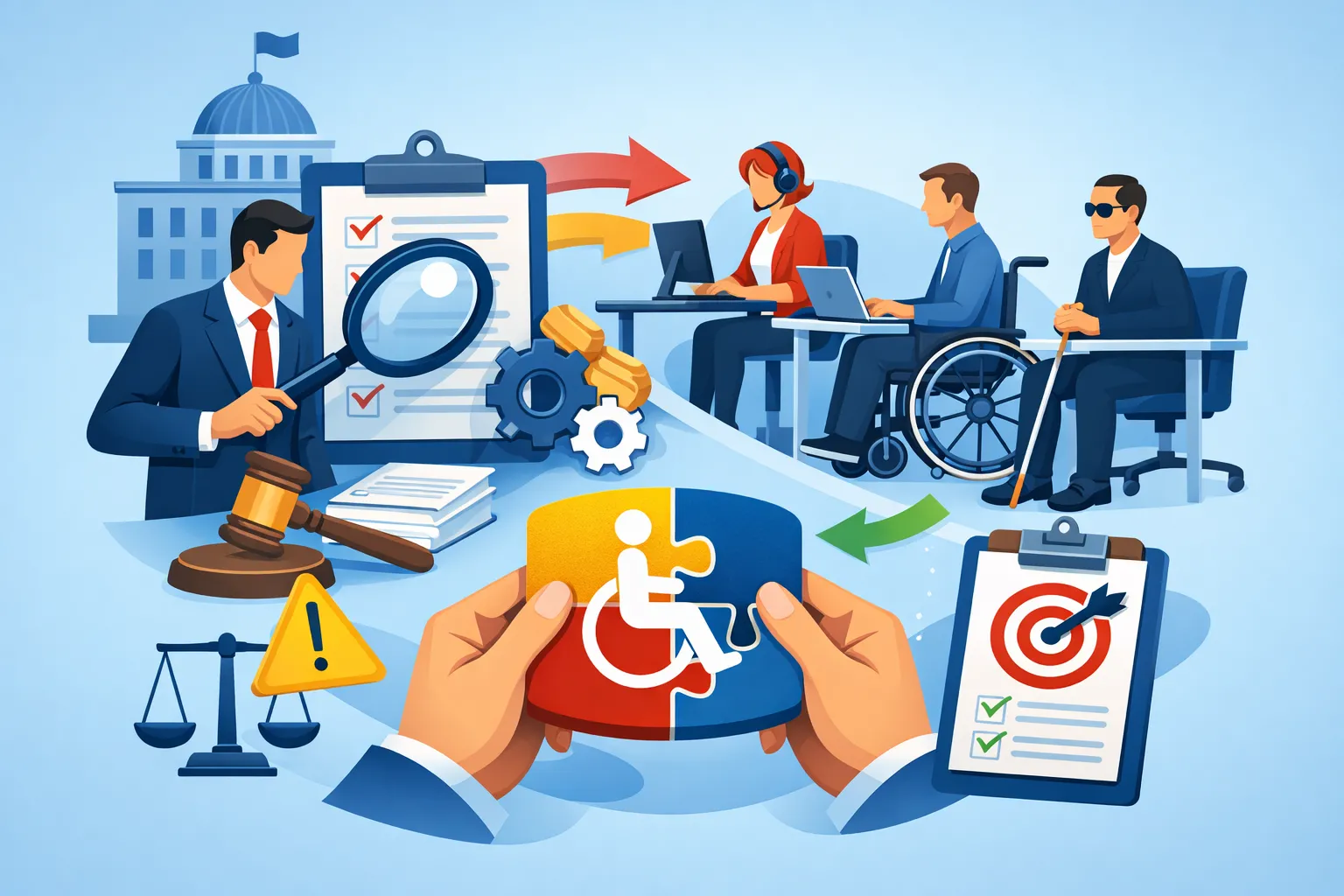 Контроль за виконанням нормативу робочих місць для осіб з інвалідністю: Уряд готує новий порядок Контроль за виконанням нормативу робочих місць для осіб з інвалідністю: Уряд готує новий порядок