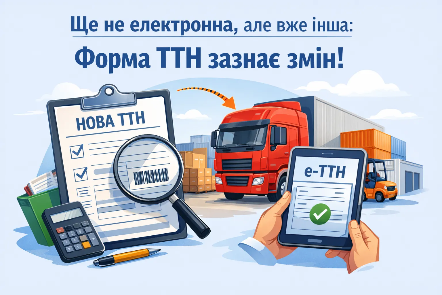 Ще не електронна, але вже інша: форма ТТН зазнає змін