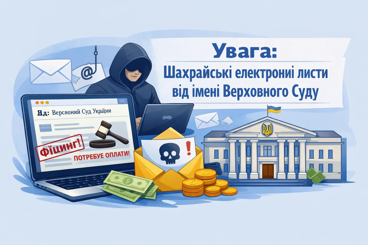 Внимание: мошеннические электронные письма от имени Верховного Суда