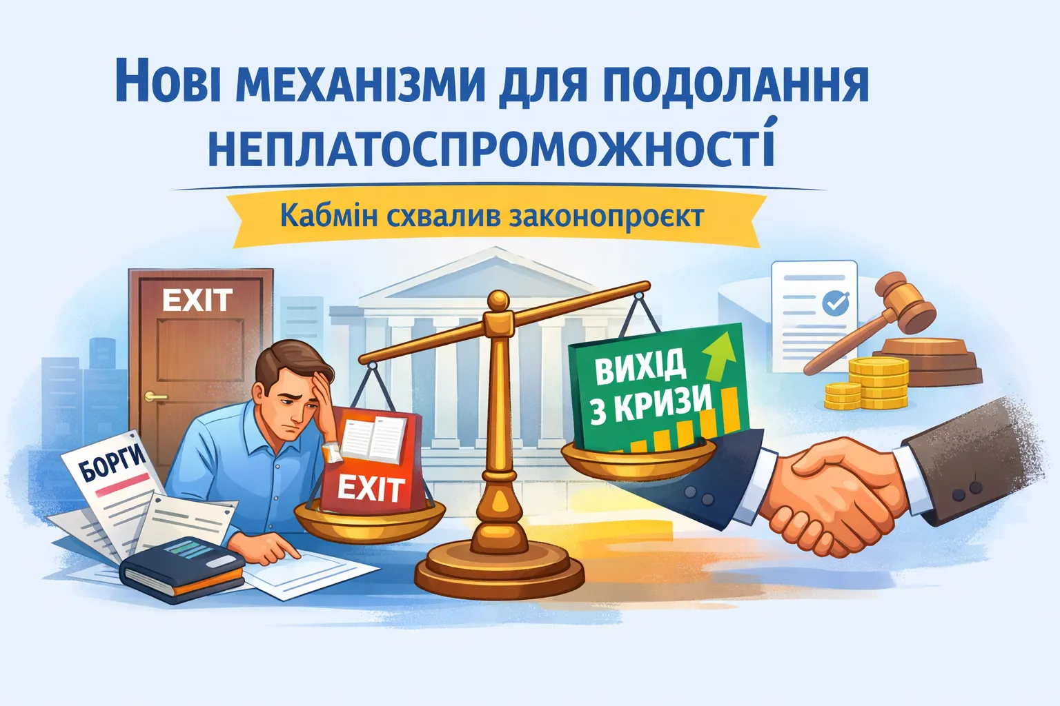 Малый бизнес получит новые механизмы преодоления неплатежеспособности: Кабмин поддержал законопроект