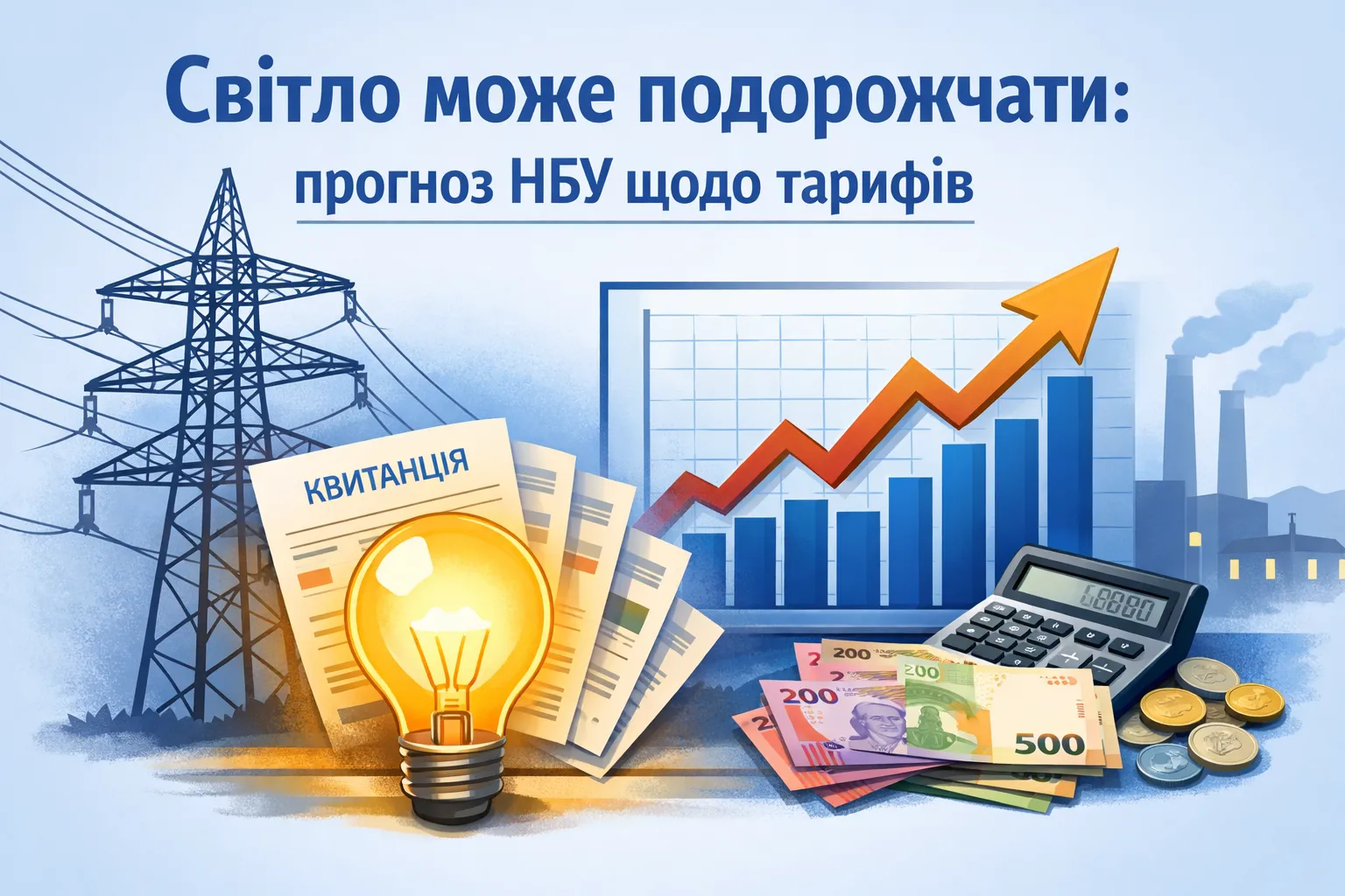 Свет может подорожать: прогноз НБУ относительно тарифов
