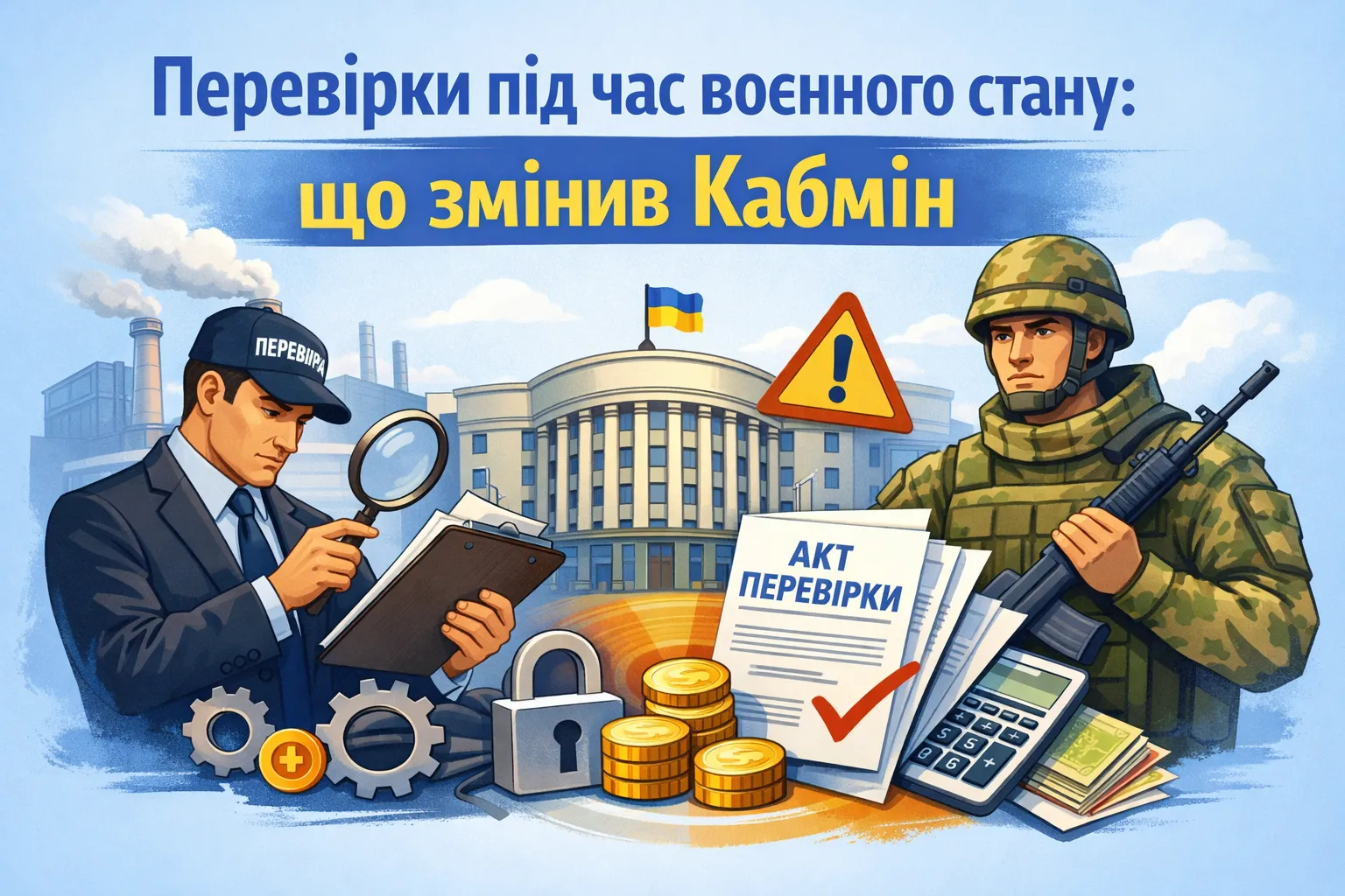 Перевірки під час воєнного стану: що змінив Кабмін
