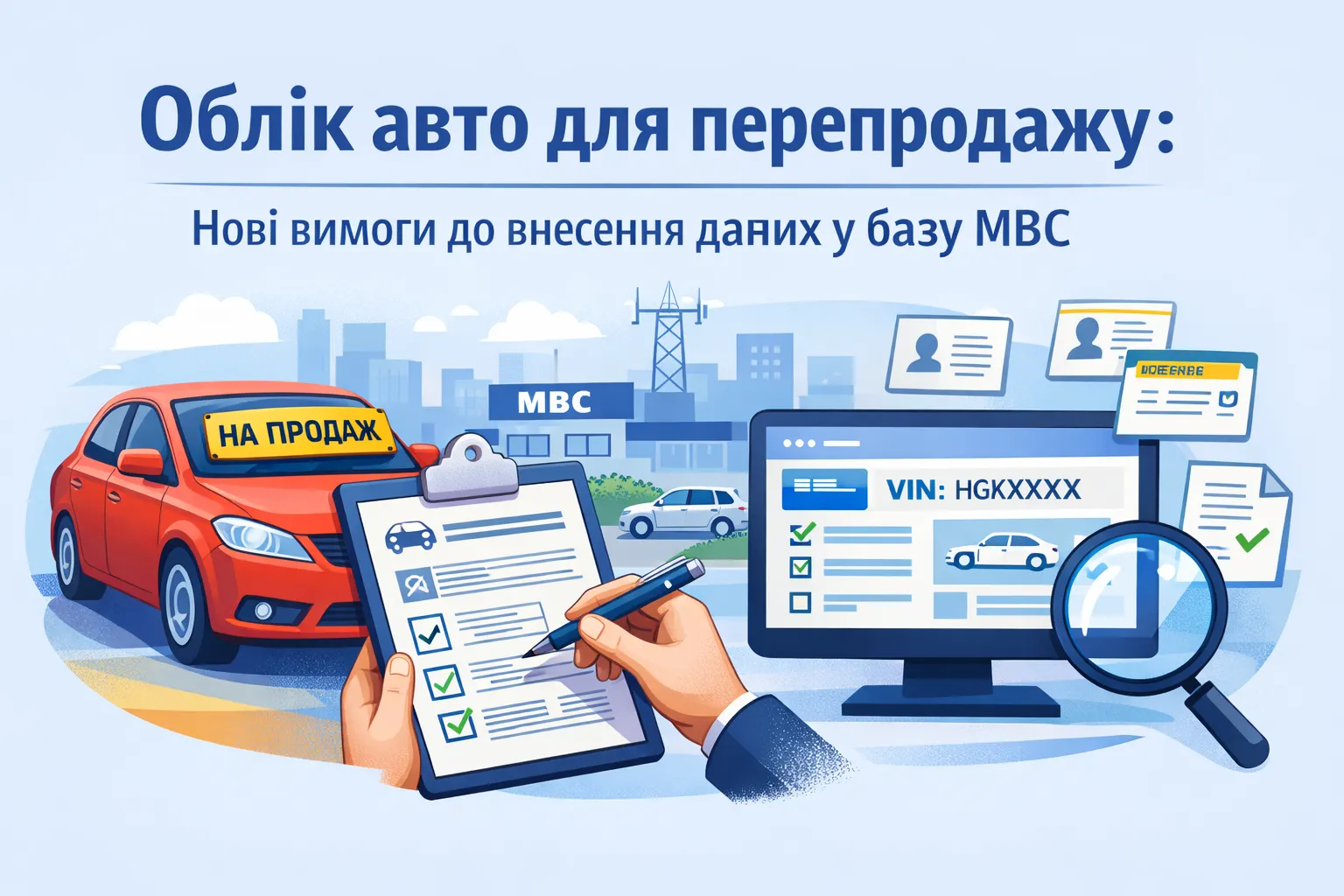 Учет авто для перепродажи: новые требования к внесению данных в базу МВД