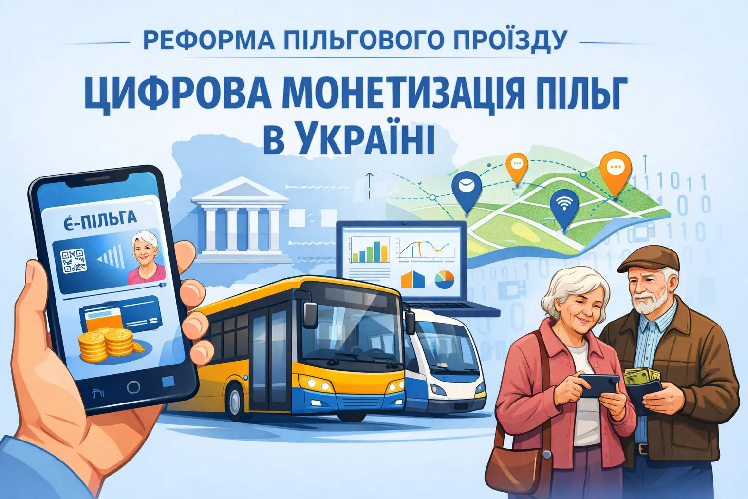 Реформа льготного проезда – в Украине готовят цифровую систему монетизации льгот
