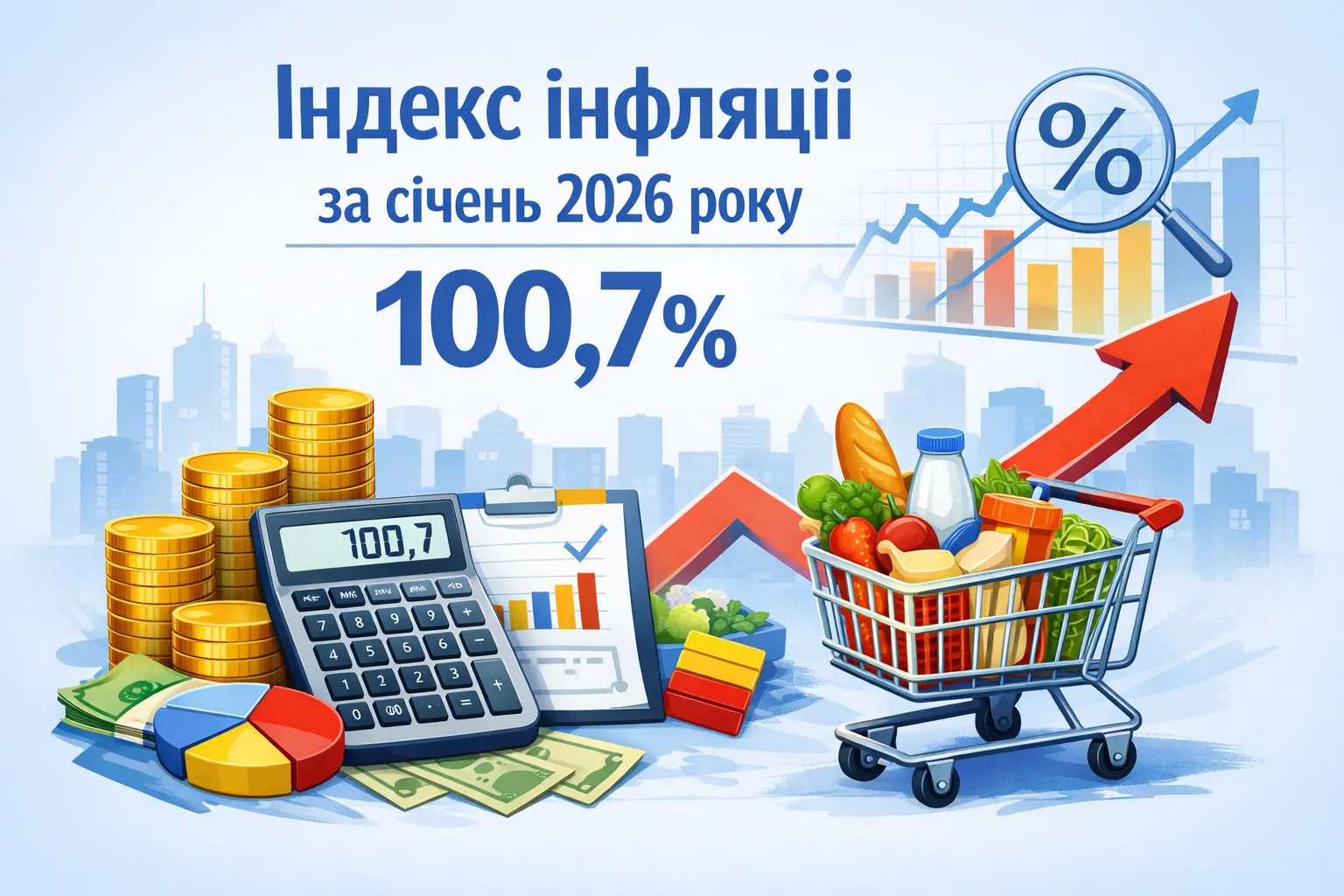 Індекс інфляції за січень 2026 року – 100,7%