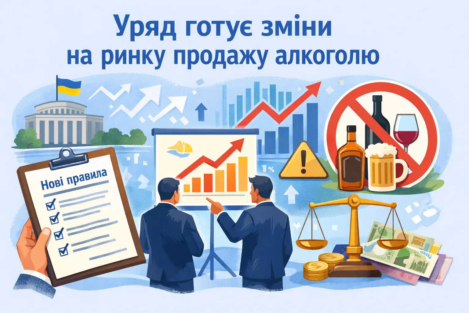 Уряд готує зміни на ринку продажу алкоголю