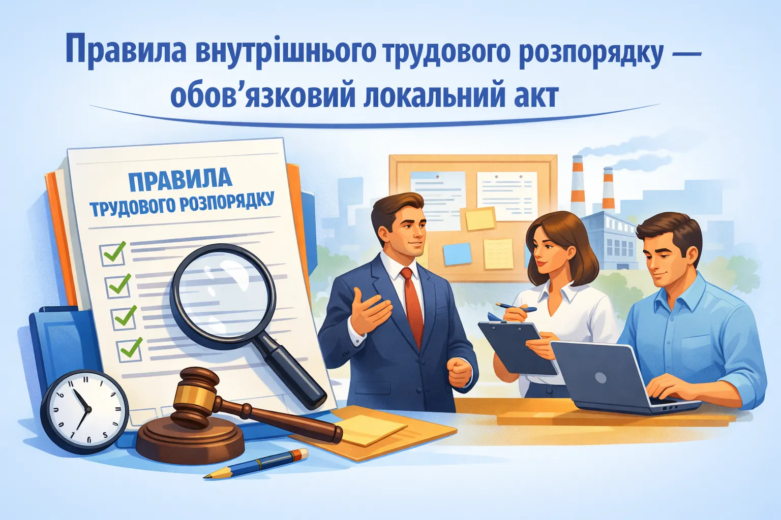 Правила внутрішнього трудового розпорядку — це не формальність, а обов’язковий локальний акт