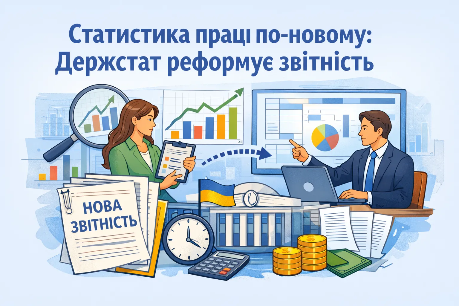 Статистика праці по-новому: Держстат реформує звітність