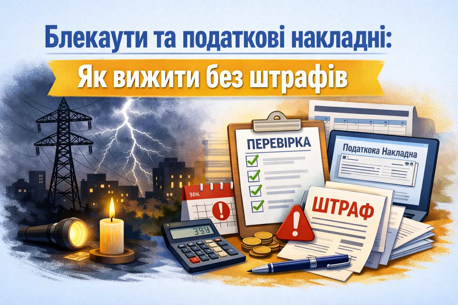 Блекауты и налоговые накладные: как выжить без штрафов