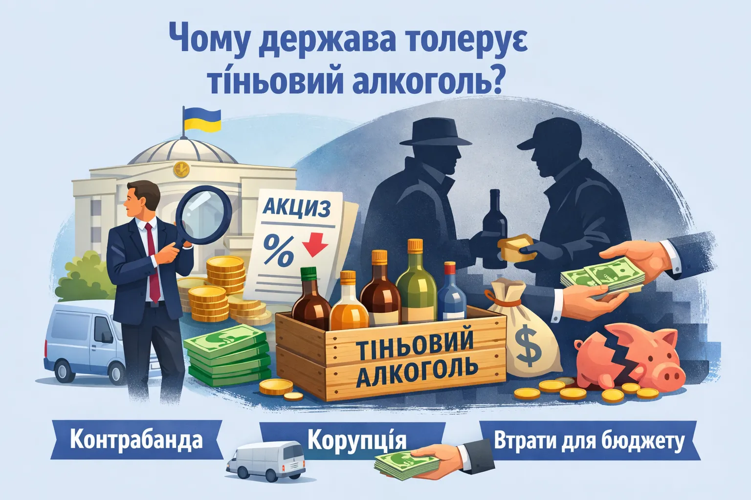 Чому держава толерує тіньовий алкоголь