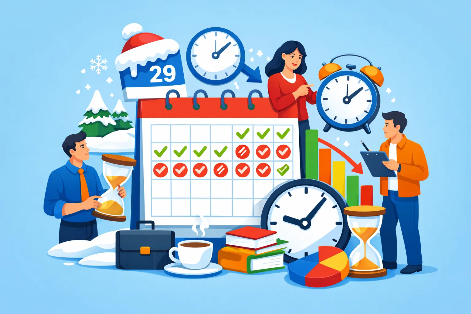 Норми робочого часу в лютому 2026 року Норми робочого часу в лютому 2026 року