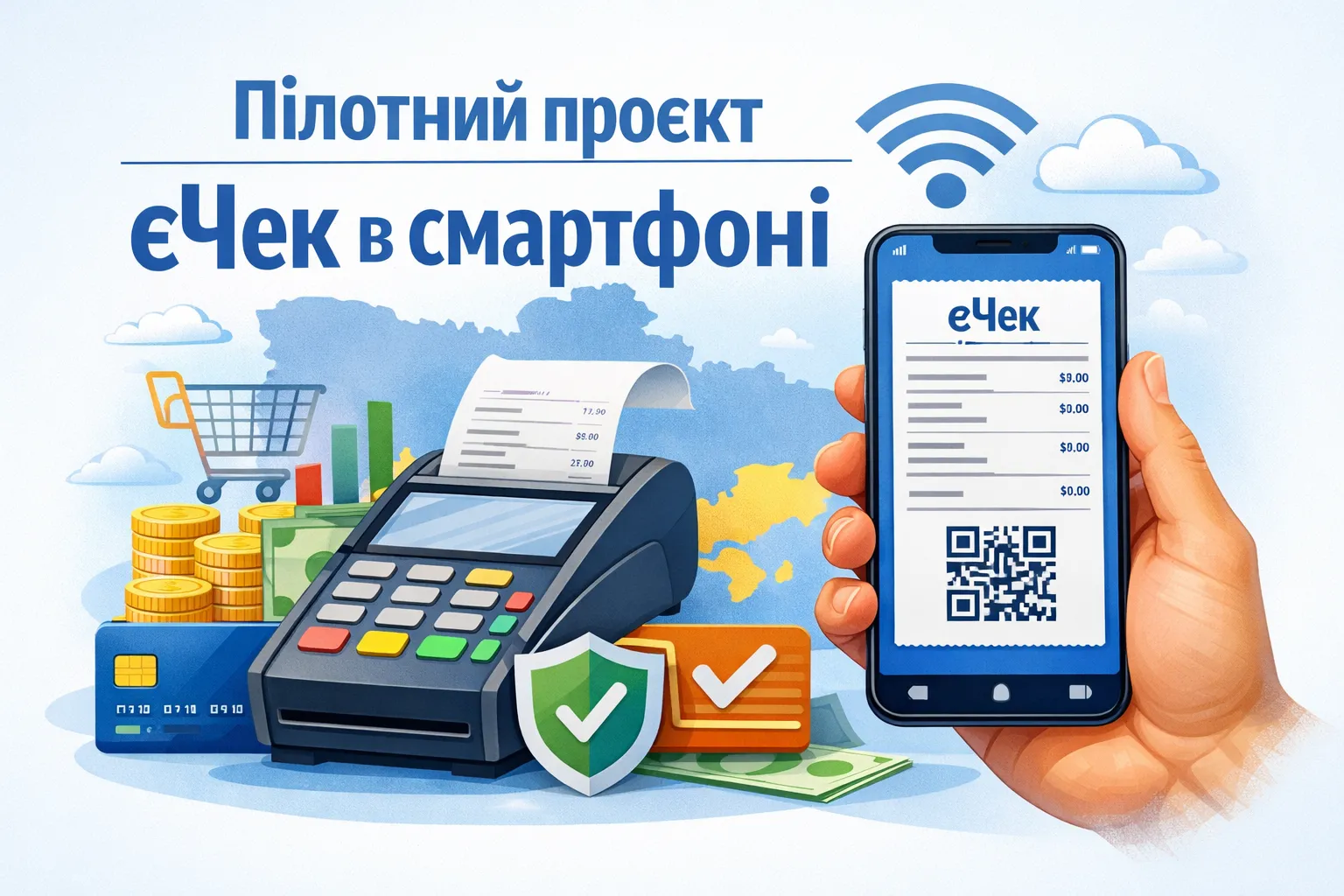 Уряд запускає пілотний проєкт єЧек в смартфоне