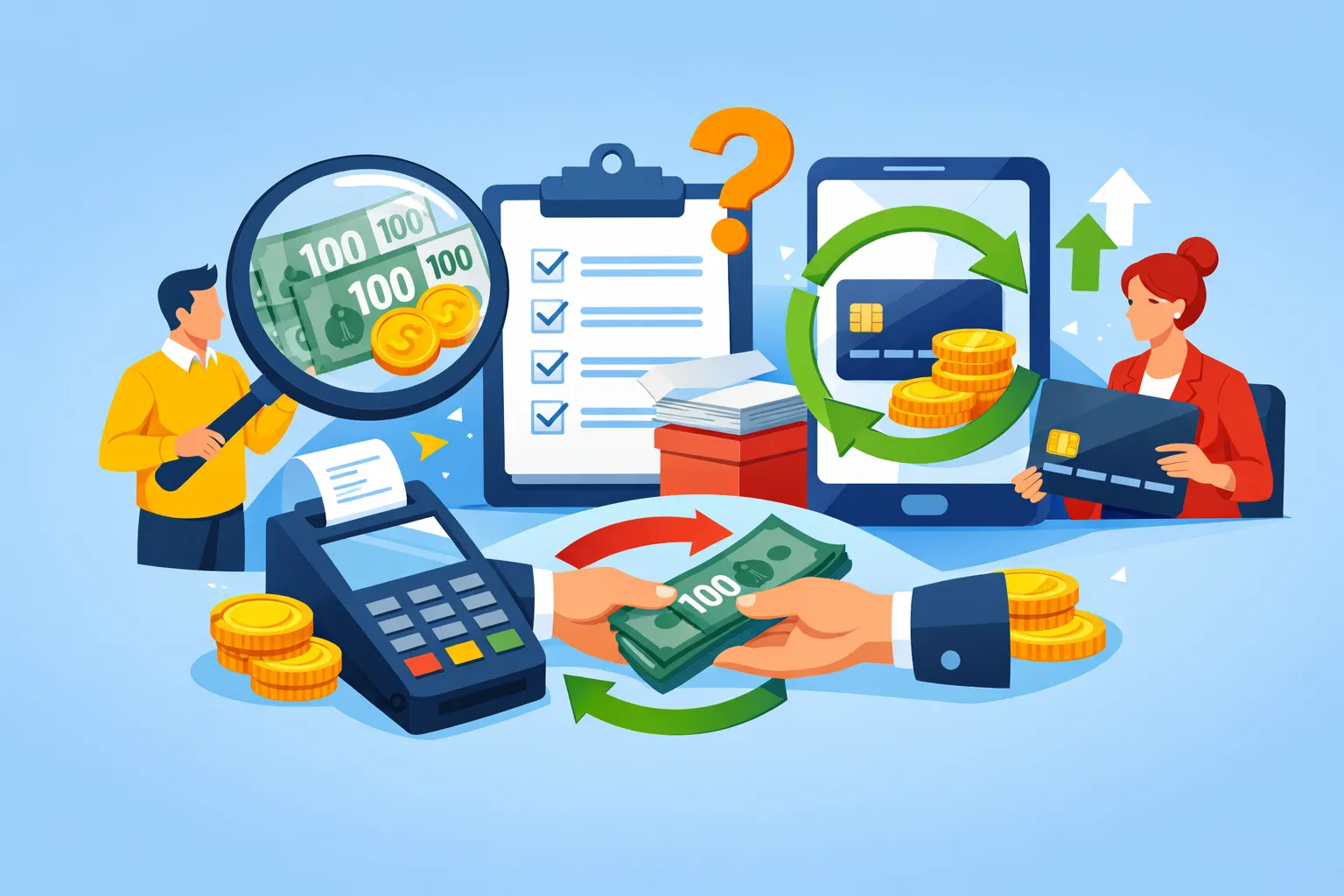 Повернення коштів понад 100 грн: чи потрібно складати акт при безготівковому поверненні?