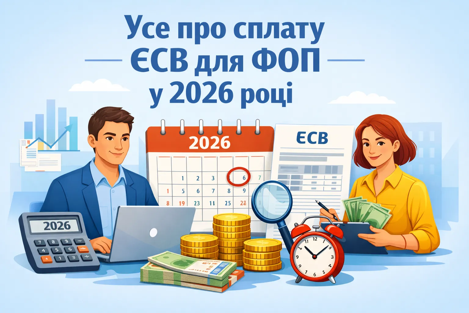 Усе про сплату ЄСВ для ФОП у 2026 році