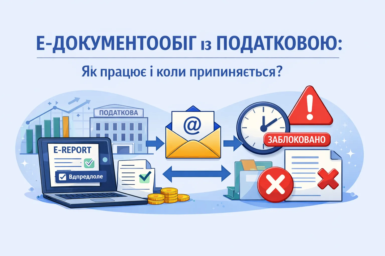 Е-документообіг із податковою: як працює і коли припиняється