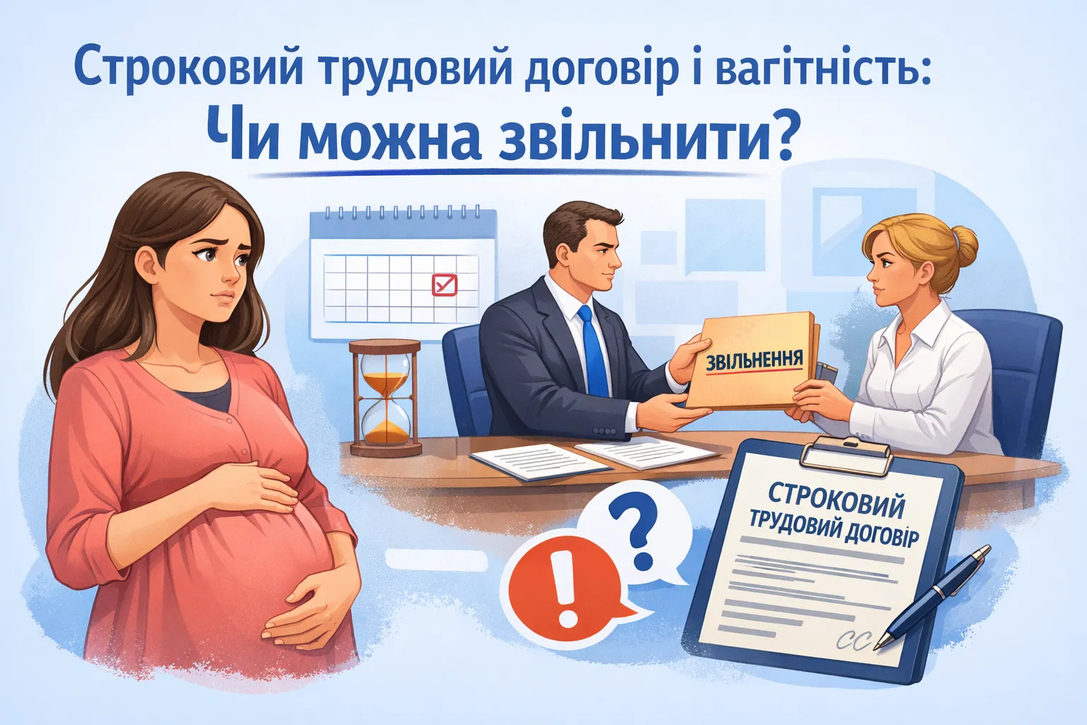 Срочный трудовой договор и беременность: можно ли уволить?