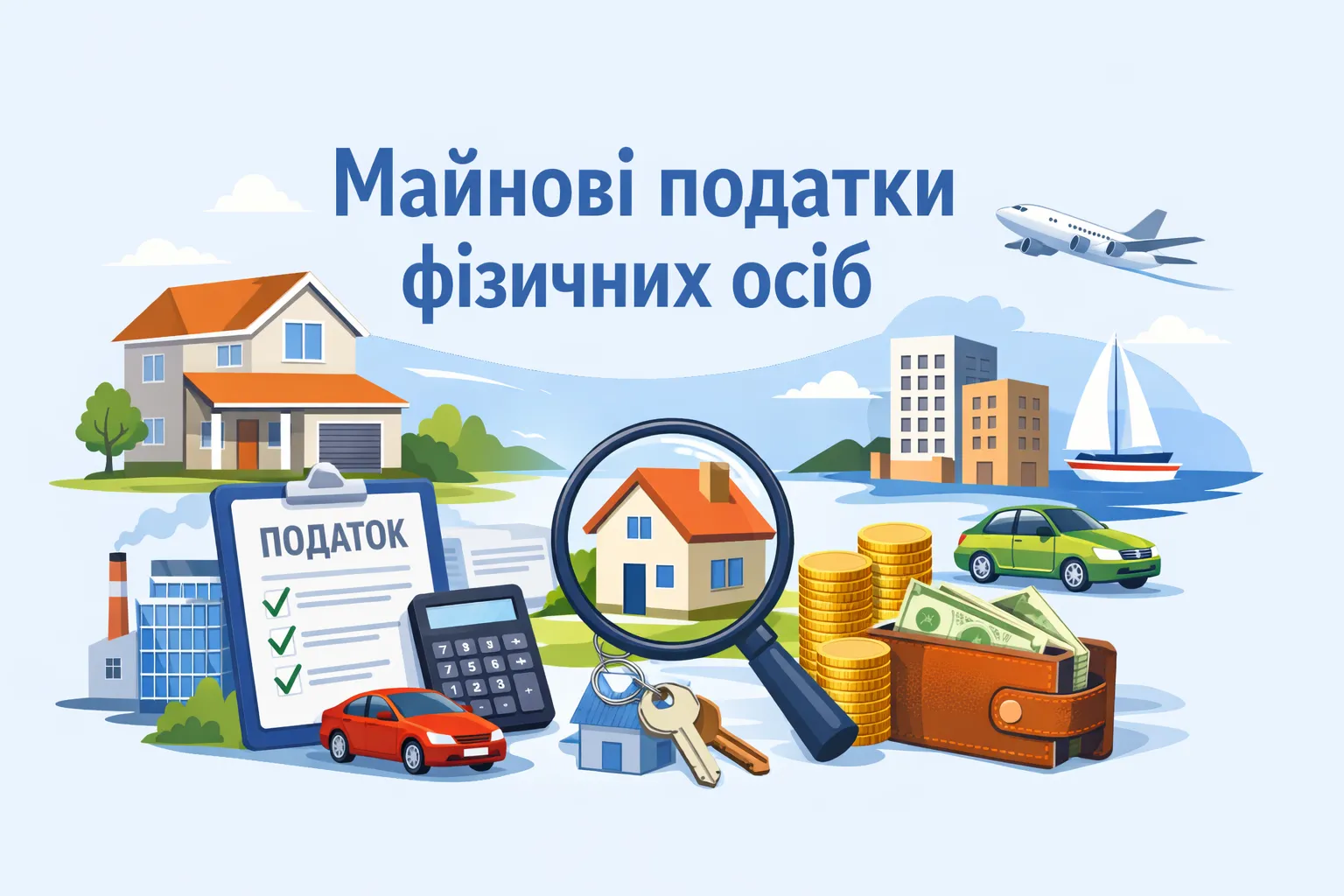 Майнові податки фізичних осіб