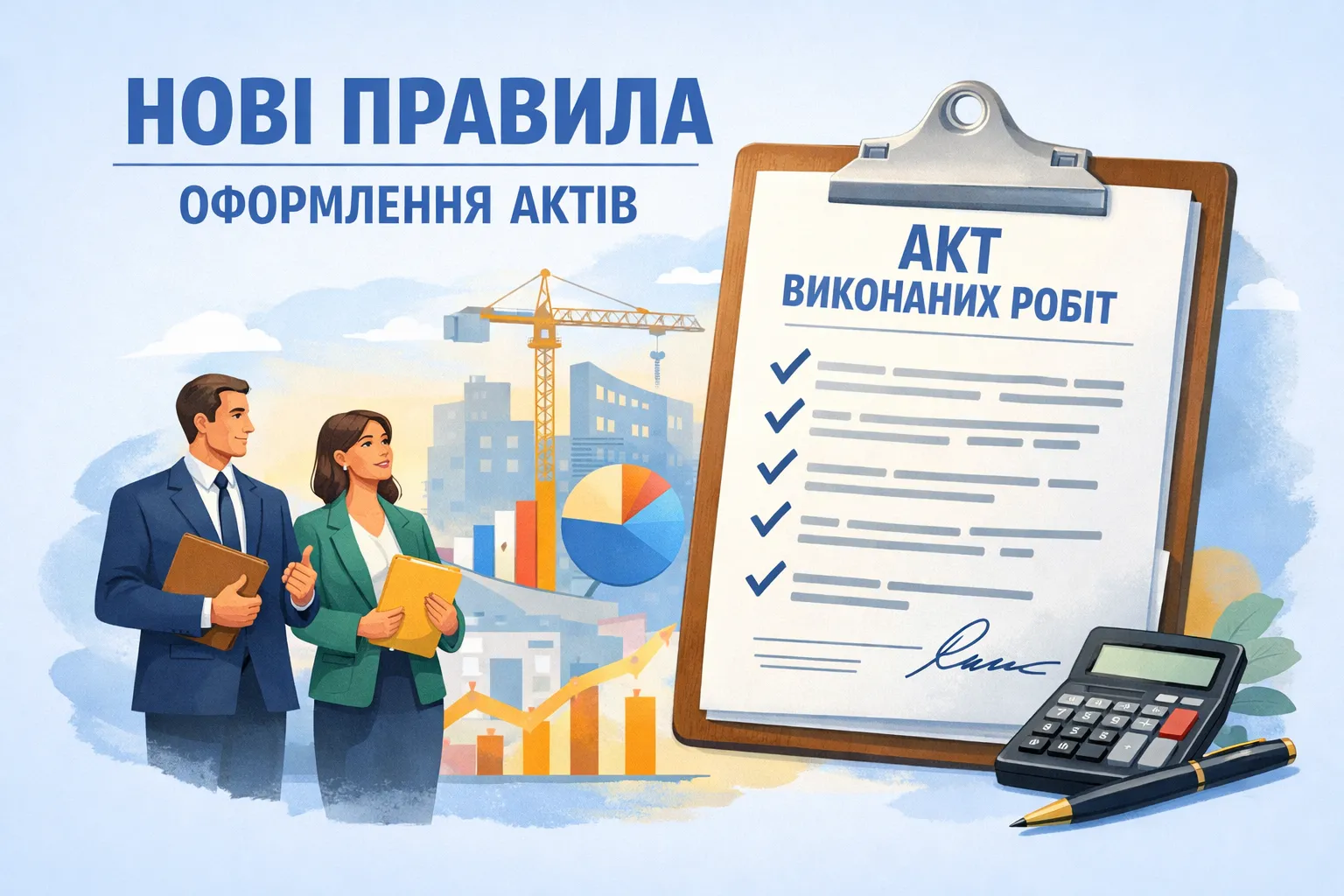 В Мінекономіки розповіли щодо зміни правил оформлення актів виконаних робіт