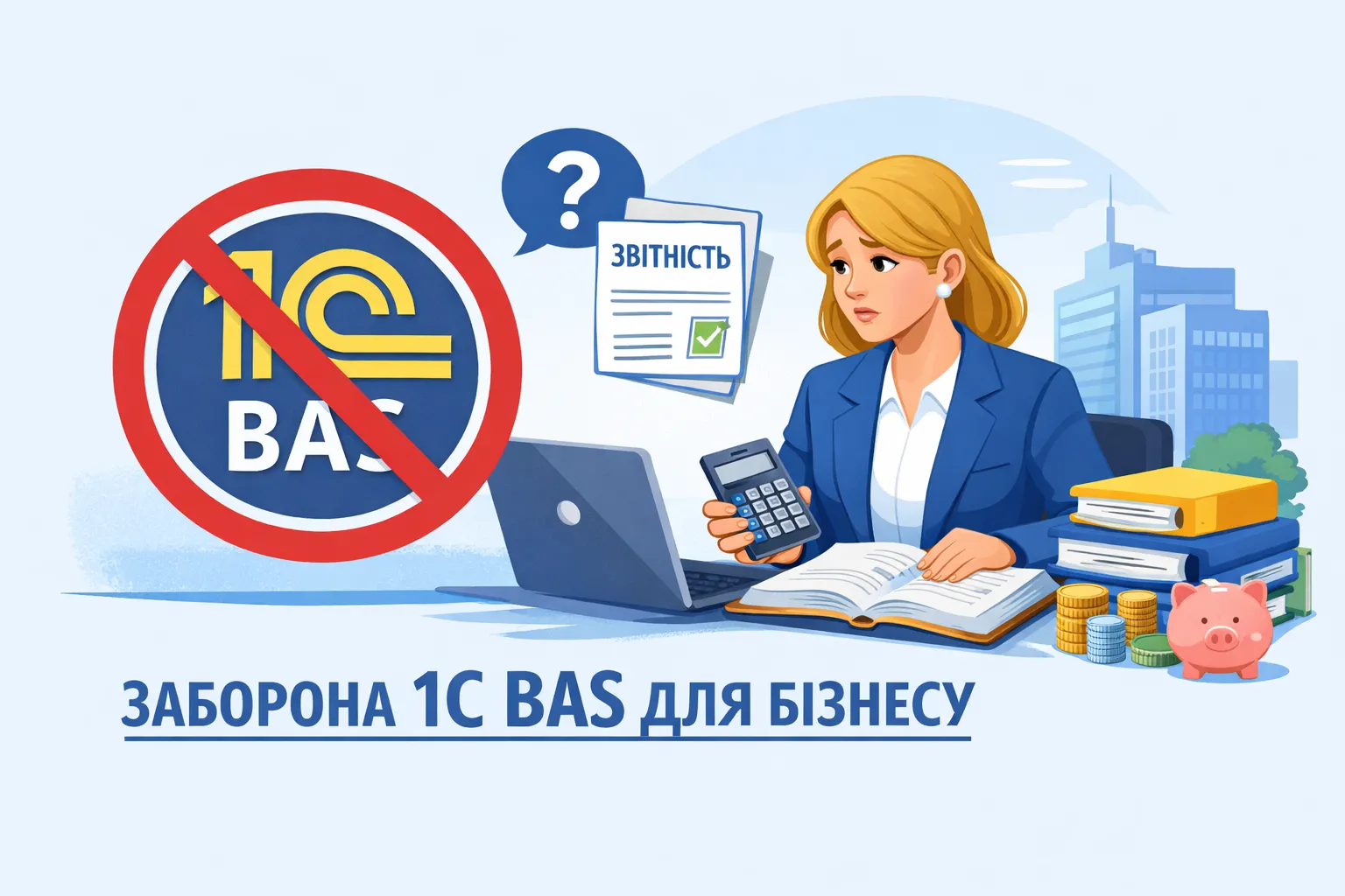 Заборона 1С BAS та бухгалтер приватного бізнесу