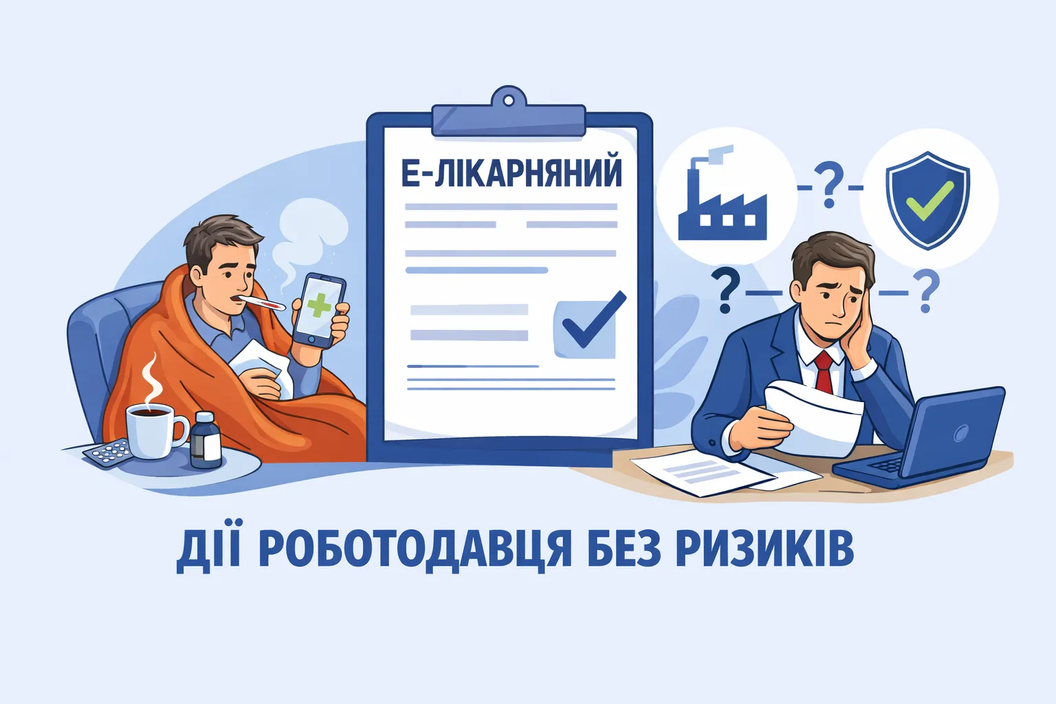 Не вийшов у зміну та відкрив е-лікарняний: як роботодавцю діяти без ризиків