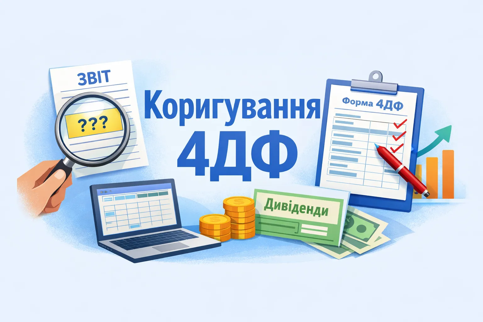 Загубили дивіденди: коригуємо 4ДФ Об’єднаного звіту