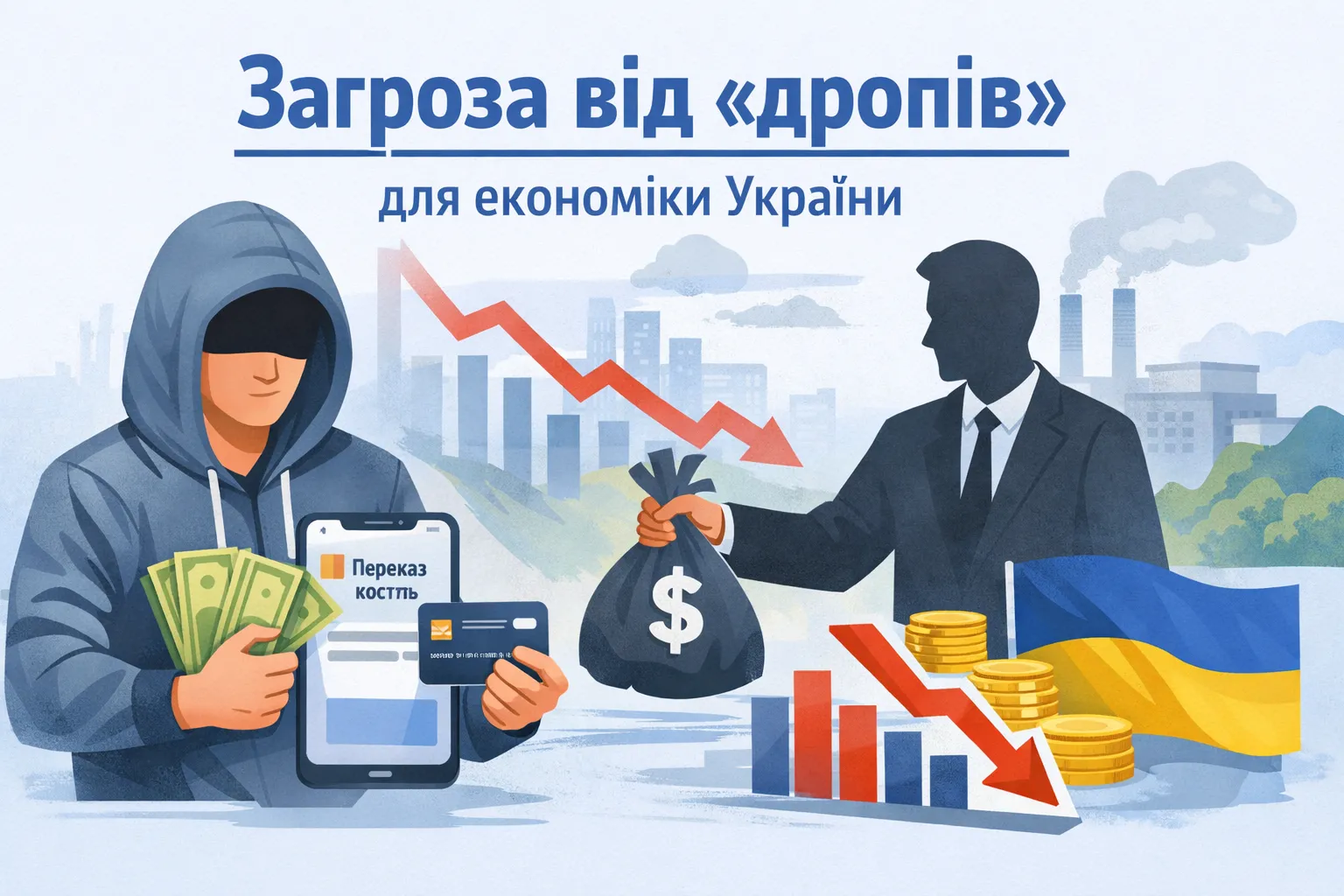 Держфінмоніторинг: Проблема «дропів» в Україні загроза українській економіці