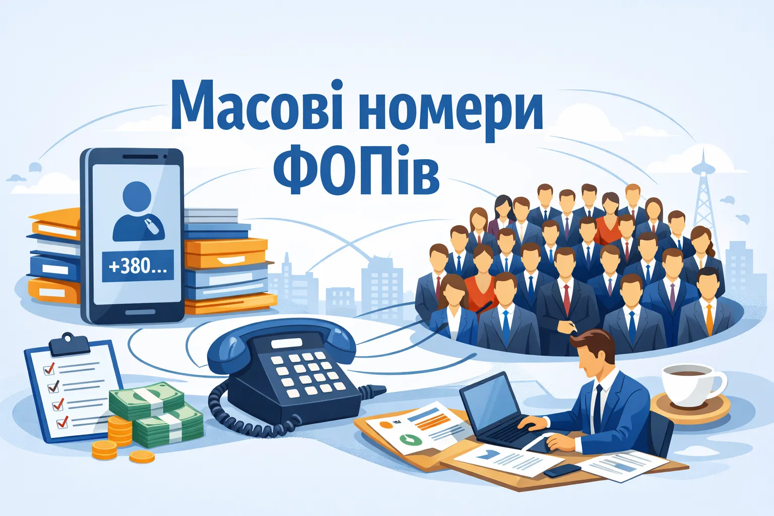 Понад півтори тисячі ФОПів на одному номері телефону: як працює феномен «масових» номерів