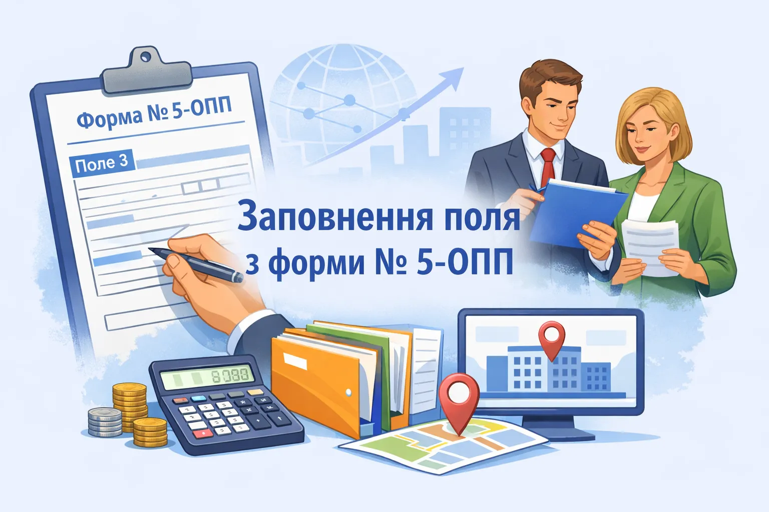 Заповнення поля 3 заяви за формою № 5-ОПП