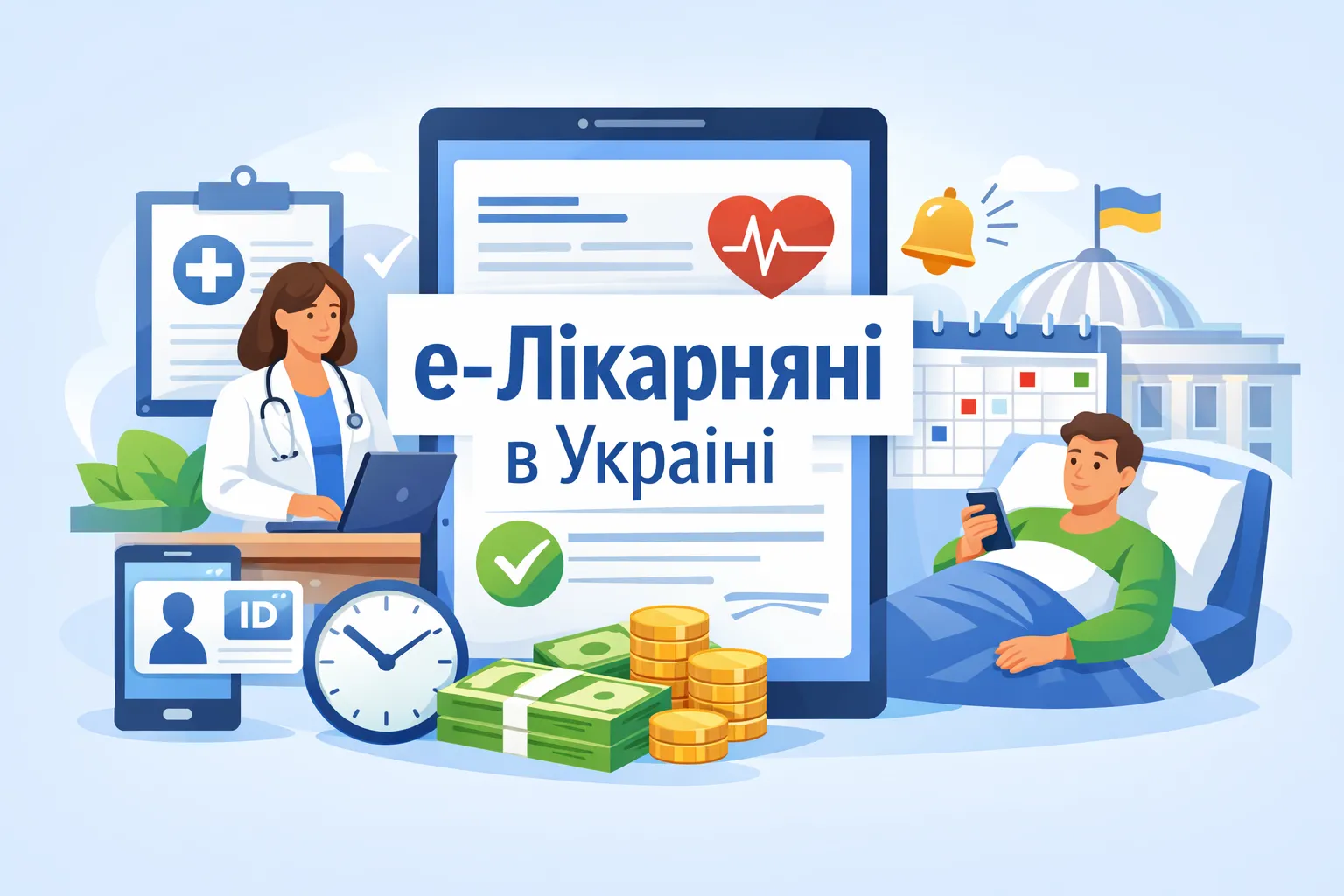 Як працюють е-Лікарняні в Україні