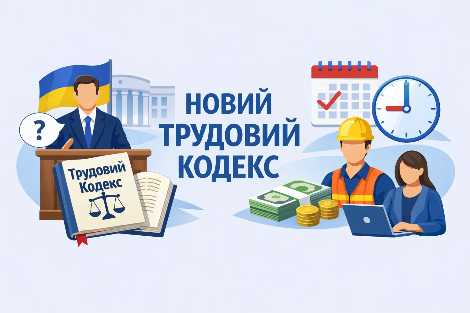 В уряді відповідають на поширені запитання щодо нового Трудового кодексу