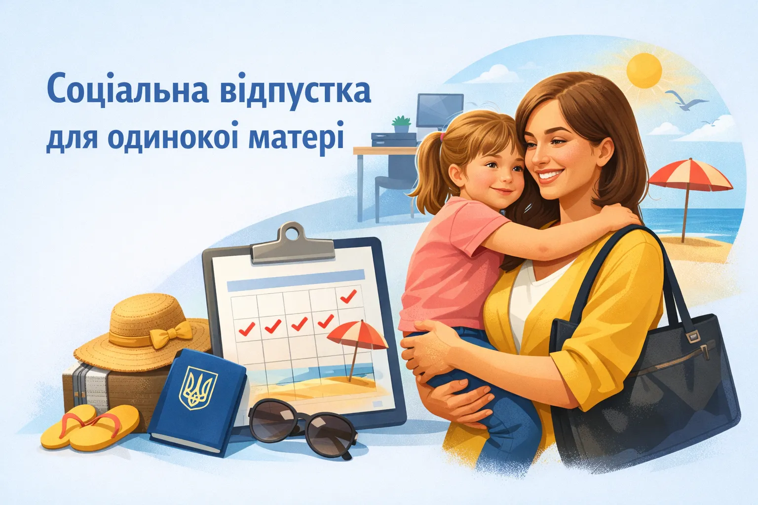 Дополнительный социальный отпуск одинокой матери