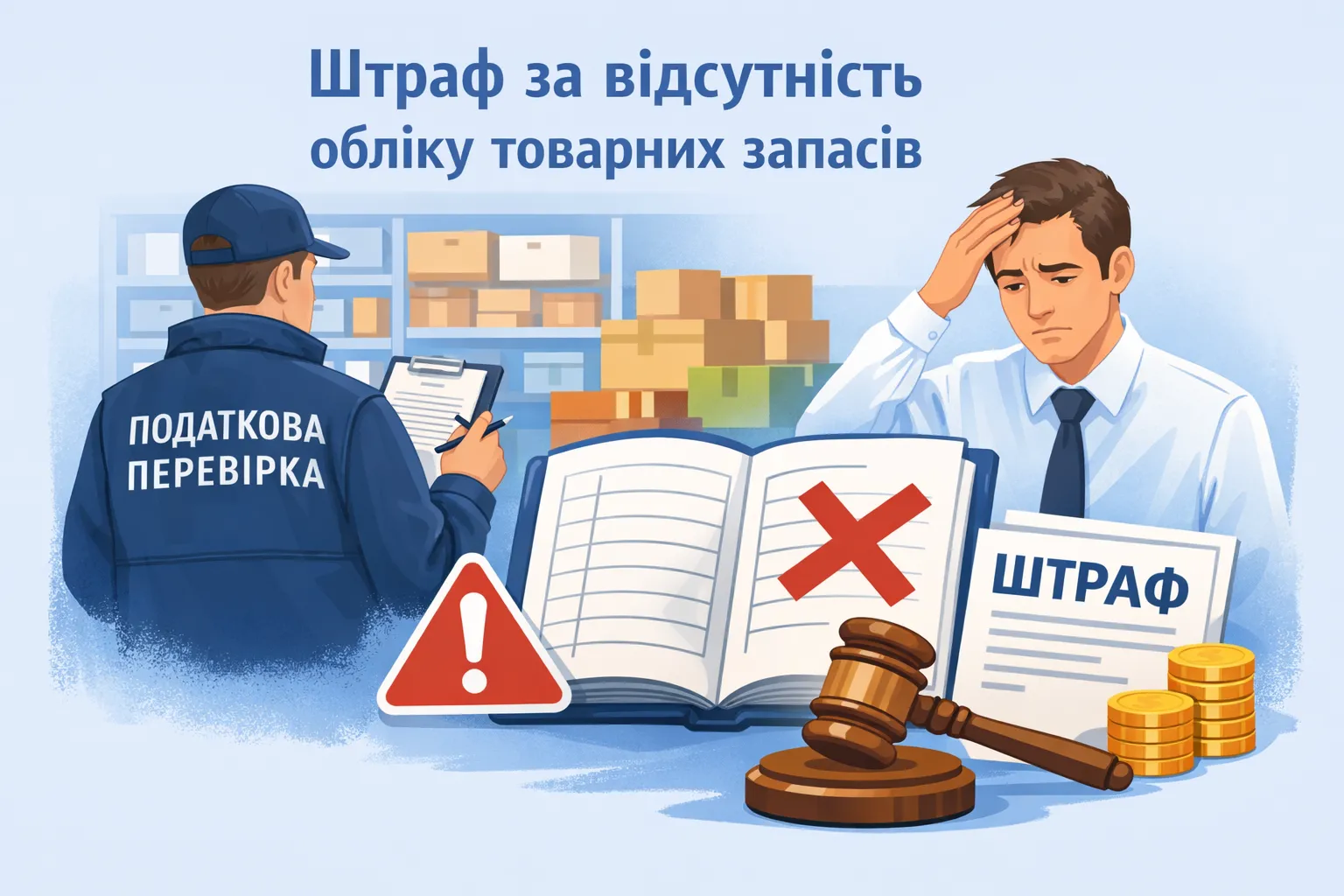 ФОП не надав форму обліку товарних запасів під час перевірки: апеляційний суд підтвердив штраф