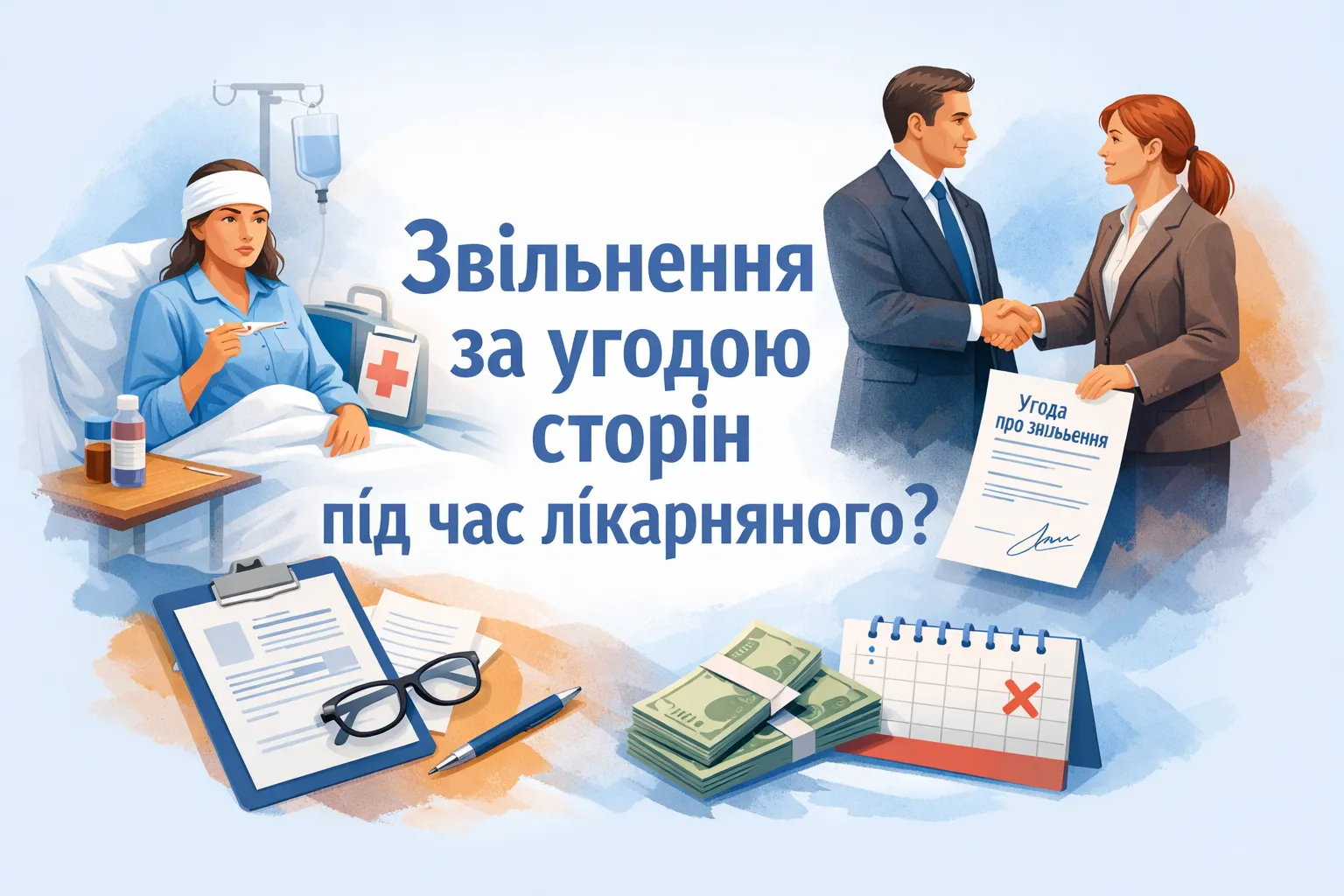 Чи можливо звільнення за угодою сторін під час лікарняного?