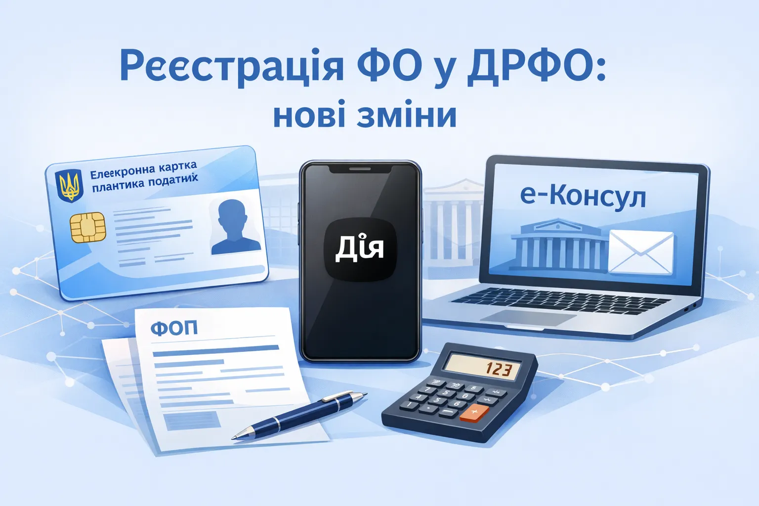 Електронна картка платника податків, «Дія» та е‑Консул: які зміни готує Мінфін до реєстрації ФО у ДРФО