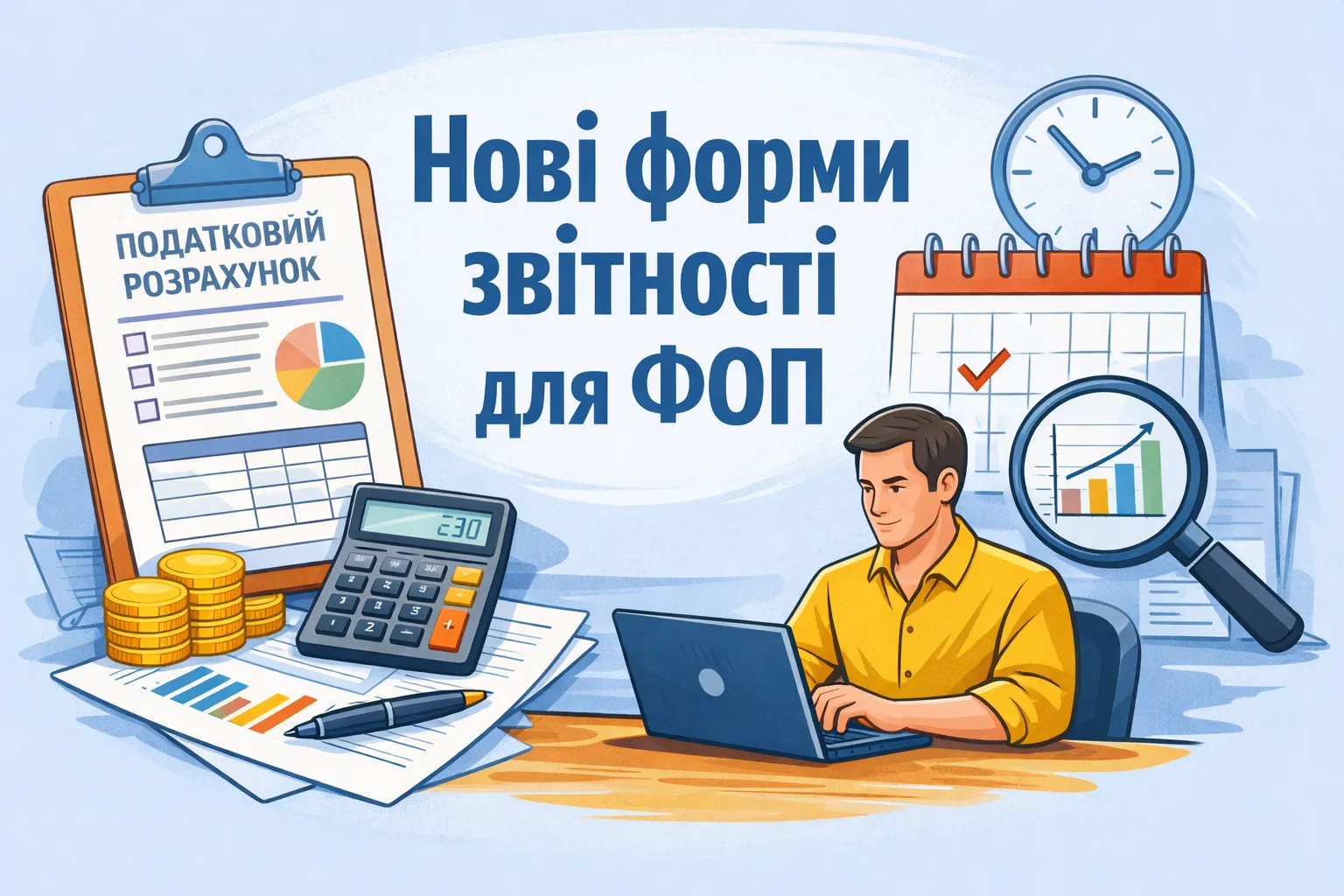 Зміна форм Податкового розрахунку для ФОП, квартальна звітність: проєкт Мінфіну