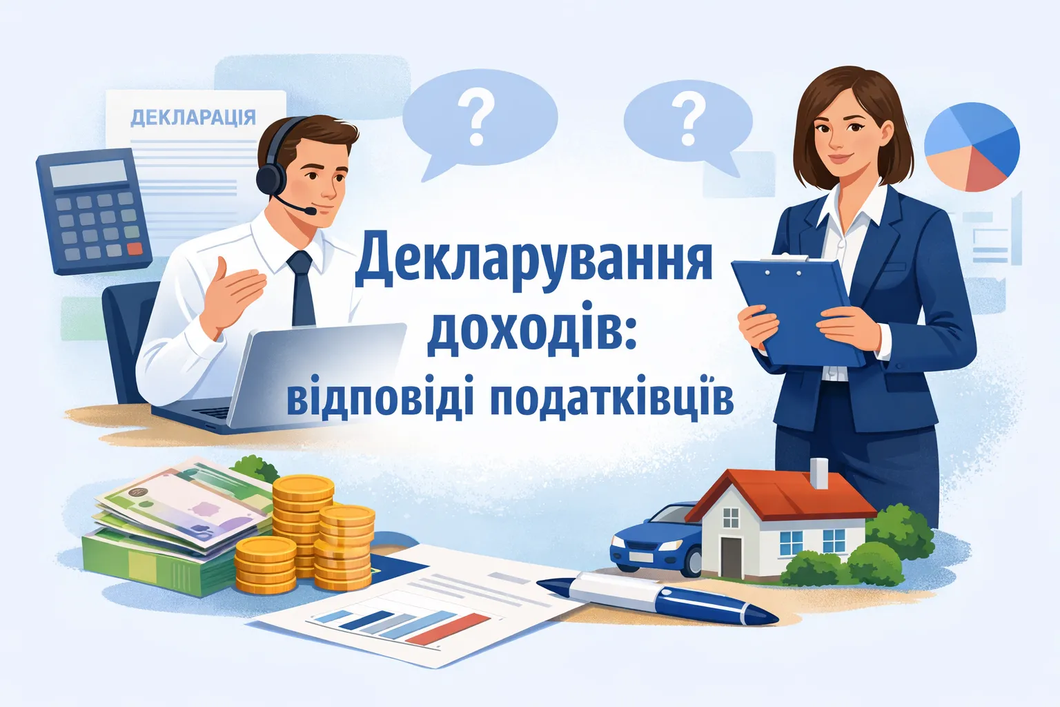 Податківці відповіли на запитання щодо декларування доходів фізосіб