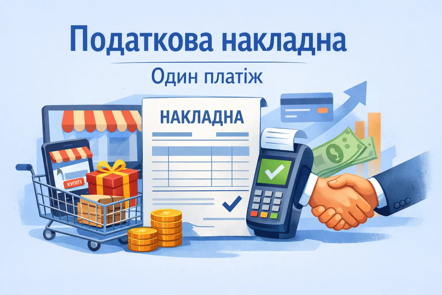 Податкова накладна при інтернет-продажах: якщо оплати надходять одним платежем